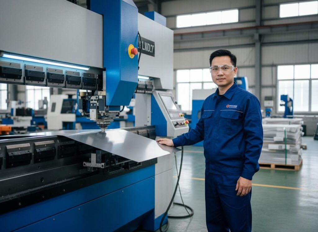 gia công chấn thép tấm