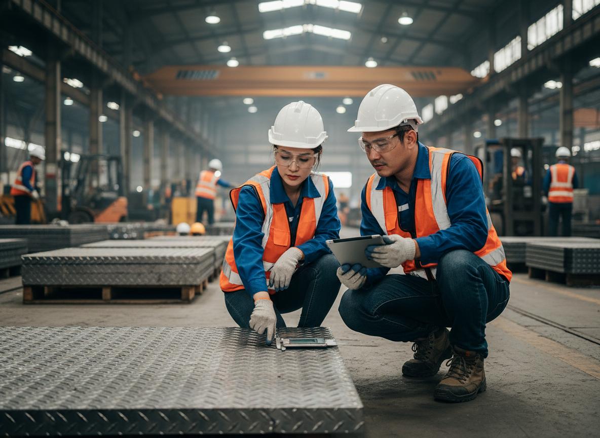 thép tấm nhám chống trượt