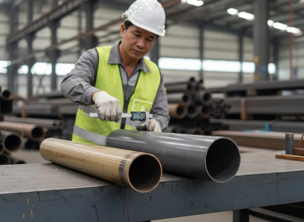 phân biệt thép ống đúc và ống thép hàn