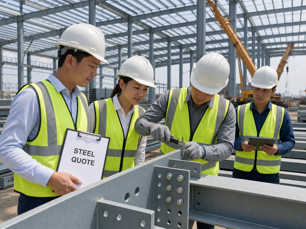 thép xây dựng cho nhà xưởng tiền chế