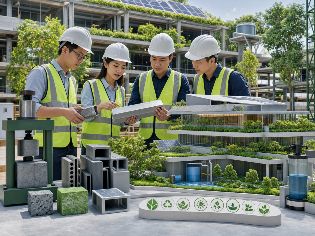chọn vật liệu thép cho công trình xanh