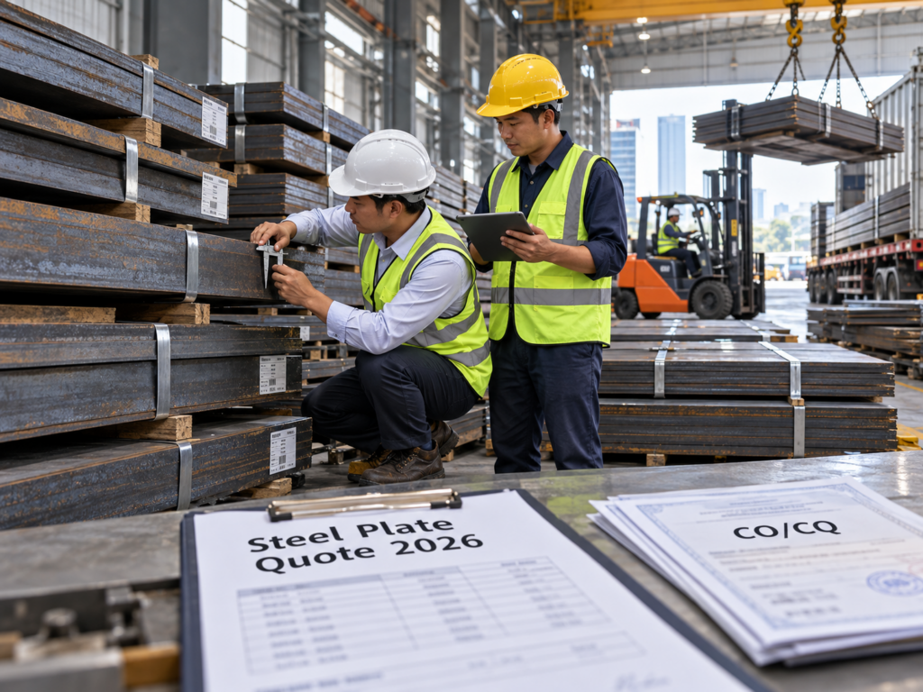 báo giá thép tấm 2026 tại TPHCM